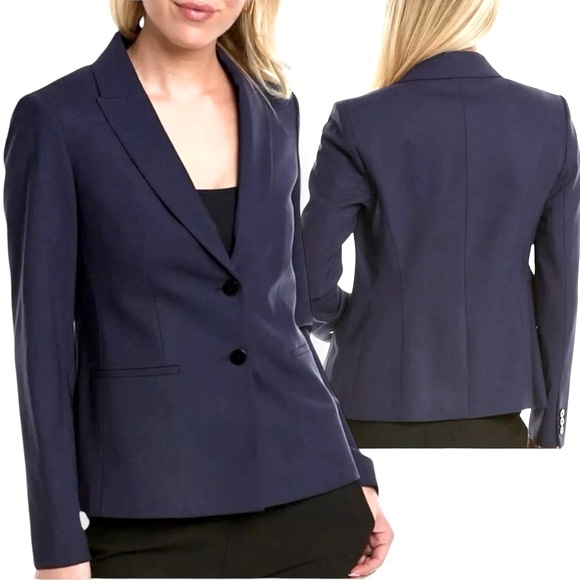 Theory Nichelle Broadway Navy Blazer NWOT - Picture 2 of 15
